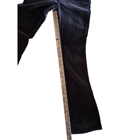 L'AGENCE Stevie High Rise Straight Velvet Pants Jeans Stretchy Brown Sz 24-25 - Picture 9 of 9